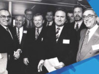 Historical team members in black and white