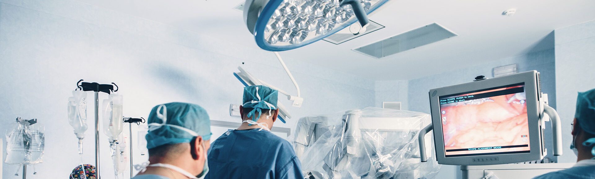 Doctors performing an operation