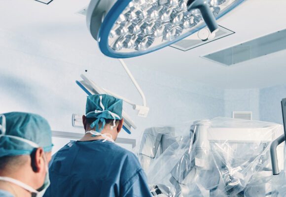 Doctors performing an operation
