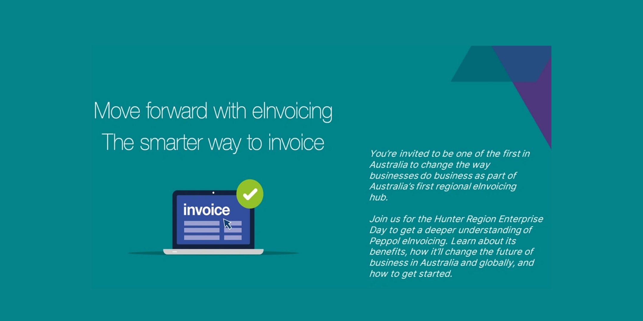 eInvoicing Hunter Enterprise Day Coop
